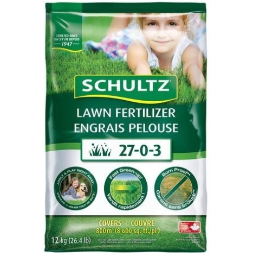 Lawn Fertilizer 27-0-3 26.4lbs. Schultz