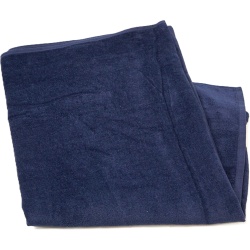 Beach Towel Solid Colour Navy 30 x 60" 100% Cotton"