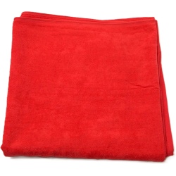 Beach Towel Solid Colour Red 30 x 60" 100% Cotton"