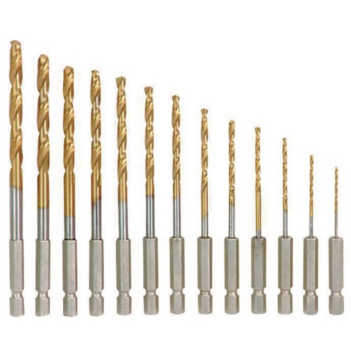 Titanium Drill Bit Set 13 Pc
