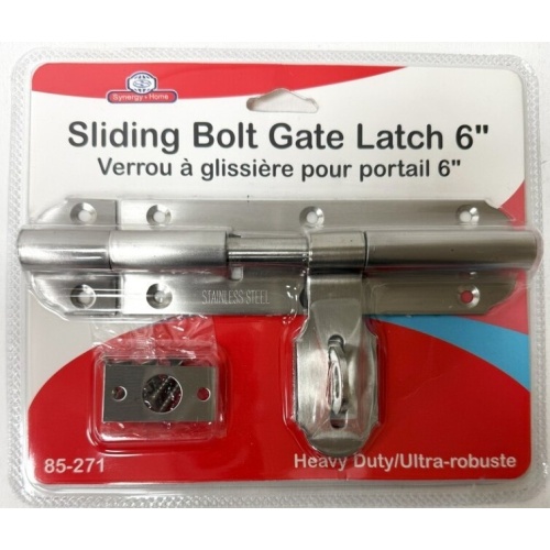 Sliding Bolt Gate Latch 6 Heavy Duty