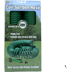 Garden Hose 49Ft Coiled CM Homeware