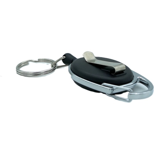 Belt Clip Carabiner w/24 Retractable Key Ring