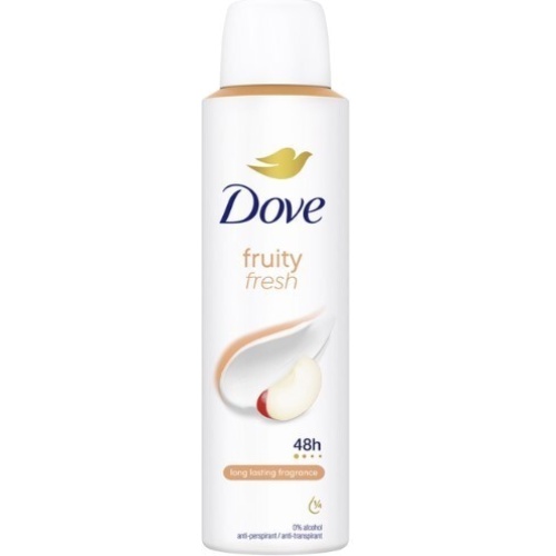 Dove Body Spray 150ml Anti-perspirant Fruity
