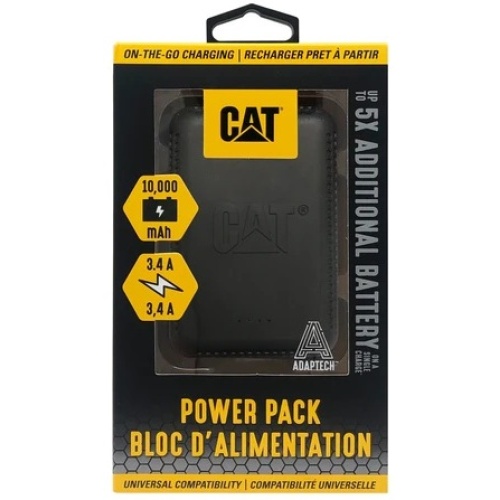 Power Pack 10,000mAh 3.4A Dual Back-lit USB Ports Cat