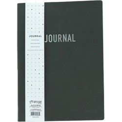 Journal 7.25 x 10" 160 Ruled Pages Grey Top Flight"