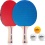 2 Player Paddle Set w/3 Table Tennis Balls Franklin