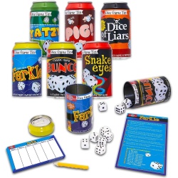 Dice Games Tin Can Assorted Bendon