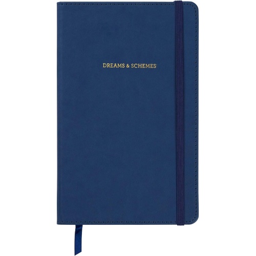 Journal Blue Leatherette 240pgs. 5.25 x 8.25