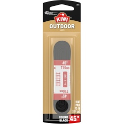Shoe Lace Outdoor Round Black 45 Kiwi Outdoor"