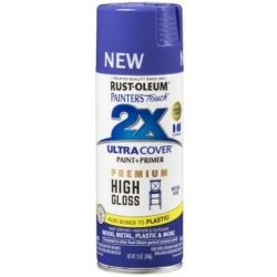 Rust-oleum Spray Paint High Gloss Macaw Blue 340g. Paint & Primer