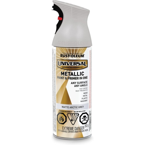 Rust-oleum Spray Paint Matte Metallic Arctic Gray 312g.