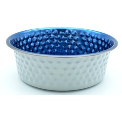 32oz. Stainless Steel Pebble Dish Blue