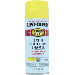 Rust-oleum Spray Paint Satin Citrus Yellow 340g. Stops Rust