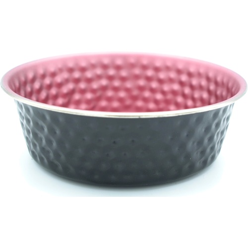 32oz. Stainless Steel Pebble Dish Red