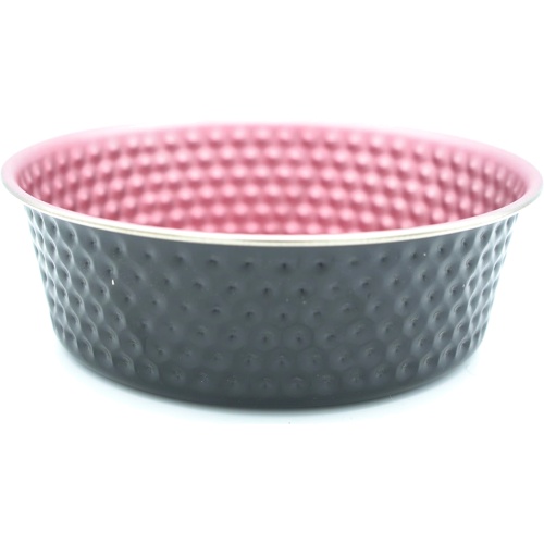 64oz. Stainless Steel Pebble Dish Red