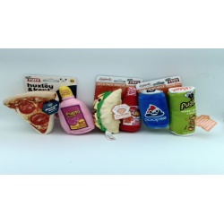 Dog Toys Assorted Food Shapes Lulubelles