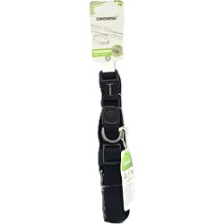 Dog Collar & Traction Black Size Large Dogness