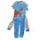Kids Pyjama Set Blue Sleepy Saurus Size 5T 2pk. Ms. Rachel