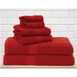 Bath Towel Red 25 x 50 Allure