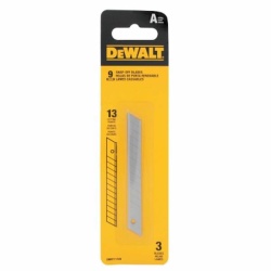 9mm Snap Off Blades 3pk. Dewalt