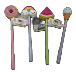 Yoobi Novelty Pen Kawaii Squishy Top Assorted