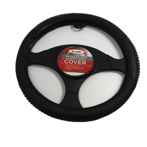 Racing Massage Steering Wheel Cover Black Allison