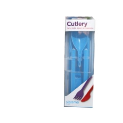 Cutlery Plastic Sistema To Go Ass't Colours