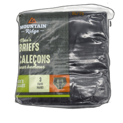 Men's Briefs 3pk. XL Mountain Ridge