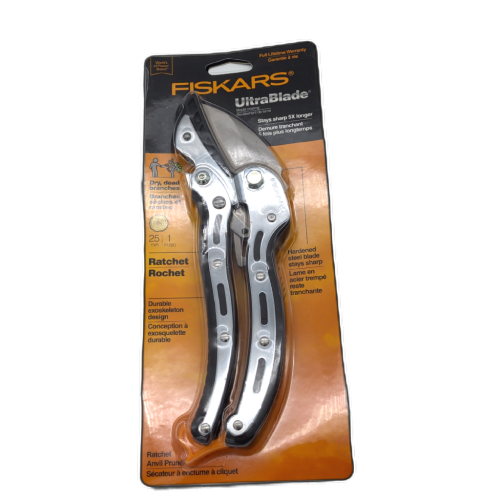 Ratchet Anvil Pruner 1 Fiskars Ultrablade