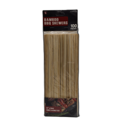 Bamboo Bbq Skewers 12 Long 4mm Diam. 100pk."