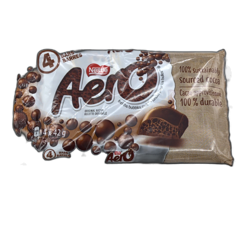 Aero 4 Bars X 42g. Nestle  B\U .89 each