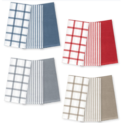 Premium Kitchen Towel 3 Pack 17.7x27.55 Inch Assorted Colours