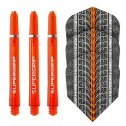Flights & Shafts H. Orange/Silver