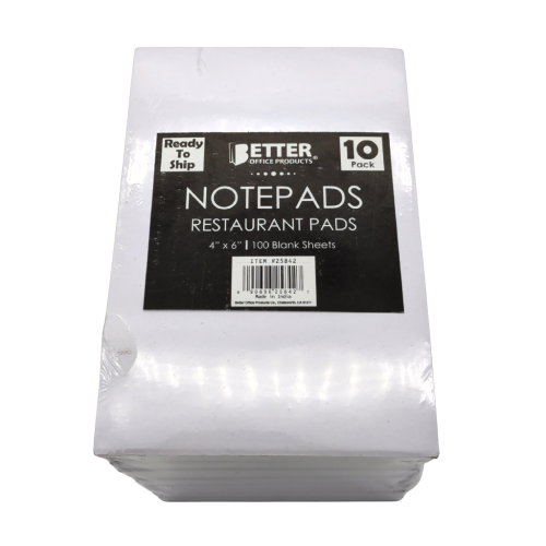 Restaurant Notepads 4 x 6