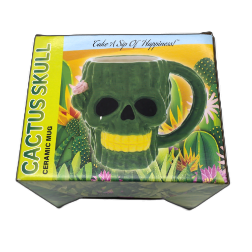 Cactus Skull Mug Ceramic Mugniv
