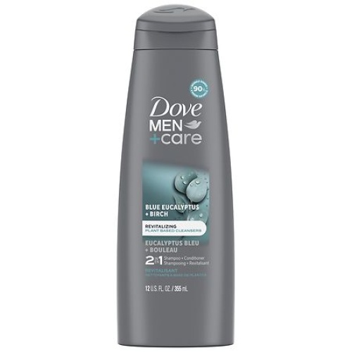 Shampoo + Conditioner Blue Eucalyptus + Birch 355ml. Dove Men