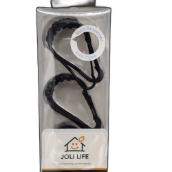 Shower Roller Hooks Set Of 12 Black Joli Life