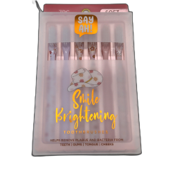 Smile Brightening Toothbrushes 6pk. Printed Say Ah!