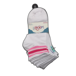 Socks Ladies Loom 10pk. Quarters LMSKL0007 Assortment