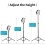 Rocksolar 20W Portable Adjustable LED Floodlight w/Telescopic Stand