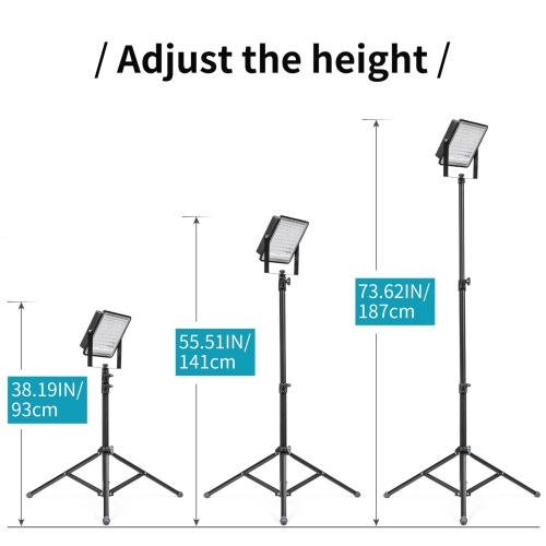 Rocksolar 20W Portable Adjustable LED Floodlight w/Telescopic Stand