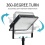 Rocksolar 20W Portable Adjustable LED Floodlight w/Telescopic Stand
