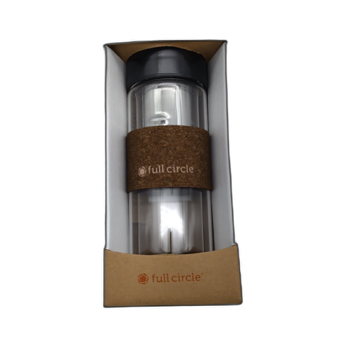 Pour Over Hot + Cold Brew Bottle 12oz. Glass Brumi