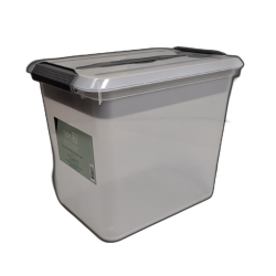 Storage Container w/Lid Plastic 24L 15-15/16 x 11-3/16" x 13-3/8" Type A"