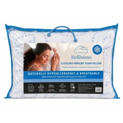 Pillow Cooling Memory Foam Queen Size Bellisimo
