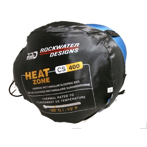 Sleeping bag cs400 -25C -13F 78+15x42 inch 198+38x107 cm heat zone