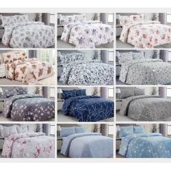 9500 Twin Sheet Set 4pc Printed Ass't Designs Home Aesthetics