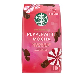 Ground Coffee Peppermint Mocha 11oz. Starbucks