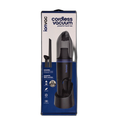 Cordless Hand Vac Blu Ionvac 2x Stronger